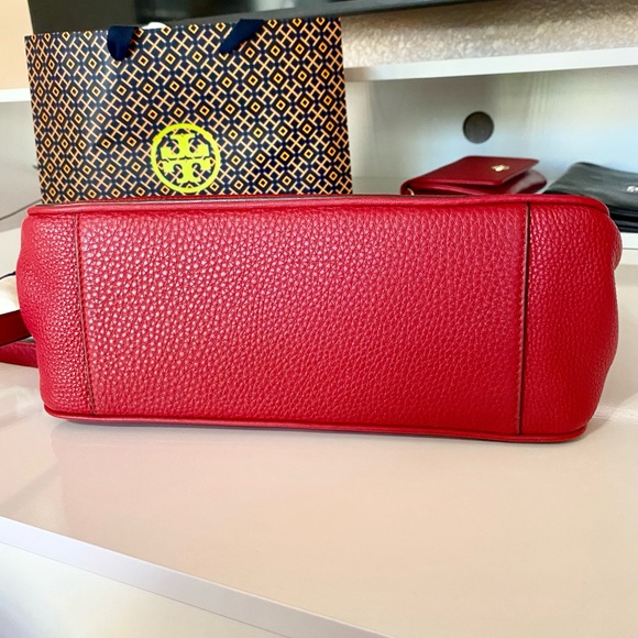 Tory Burch satchel bag/shoulder bag/crossbody bag/red/leather - Picture 6 of 15